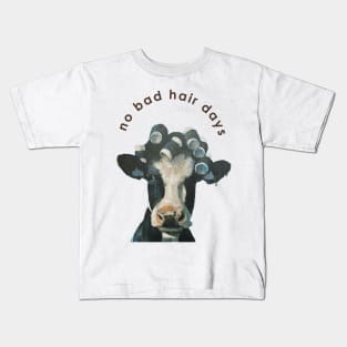 no bad hair days Kids T-Shirt